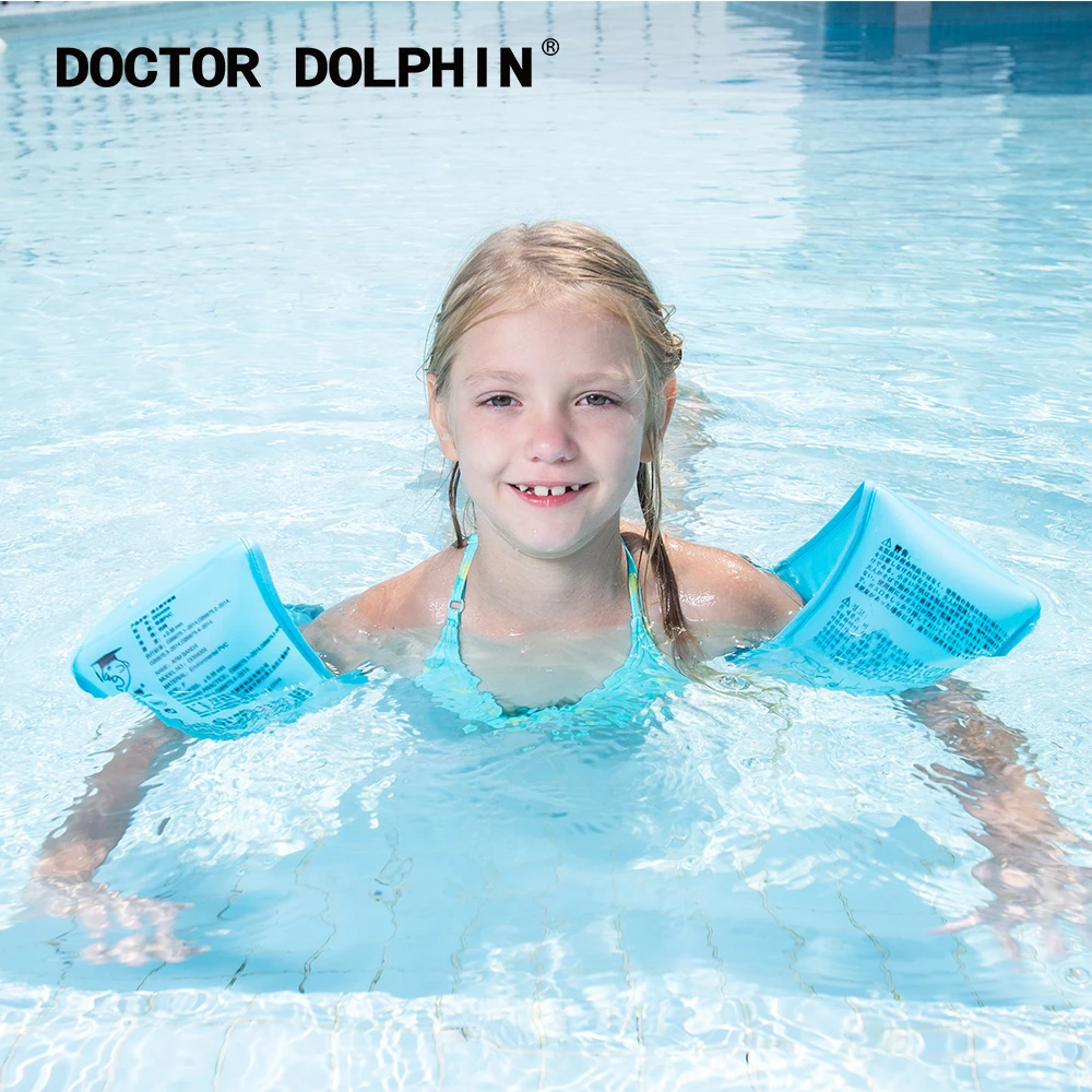 Доктор Дельфин плавающие повязки 7 дюймов надувные поплавки для детей игрушки