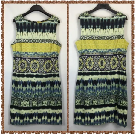 26 Espanhol Impresso Vestidos de с коротким рукавом-varios Estilos 36-46 metros - Цвет: 26