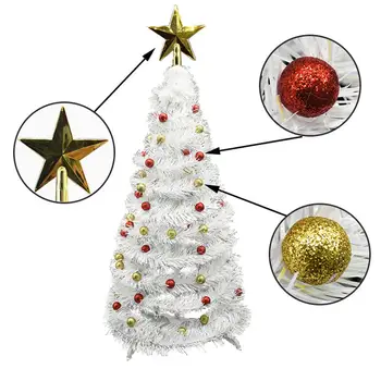 

58x24cm Christmas Tree Foldable Table Ornaments For Home Christmas Halloween Parties Decoration Rubia Cordifolia