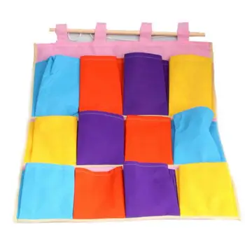 

12 Pockets Door Cloth Hanging Storage Bag 3 Layer Home Wall Organizer Holder
