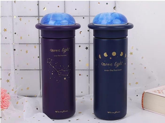 Creative Moonwalk Planet Thermos Cup 304 Stainless Steel Sealed Leakproof Student Water Cup Boutiques Gift Vacuum Flask