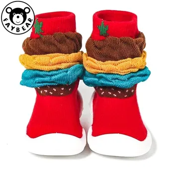 

Spring/Autumn Winter Baby Socks Cotton Boys Girls Newborn Infant Toddler Anti-slip Floor Wear