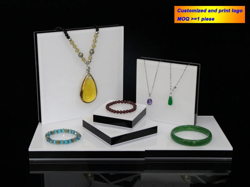 Quality Square Acrylic Flat Plate Jewelry Case Bracelet Holder Sumglasses Tray Watch Stand Ring Earring Display Organizer | Украшения и