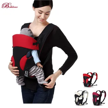 

Bethbear BS1303 Baby Carrier 15kg Load-bearing Infant Sling Front and Back Carry Babay Seat Belt for 3-24 months Newborn Baby