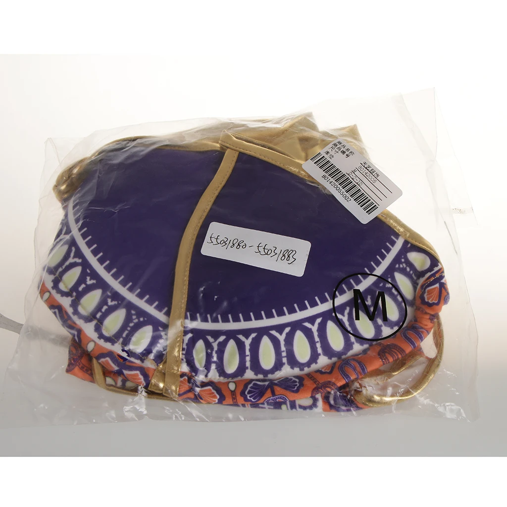 Vintage African Tribal Prints Bikini Swimsuit Bandage Swimwear Blue S Set of sexy swimsuit for women