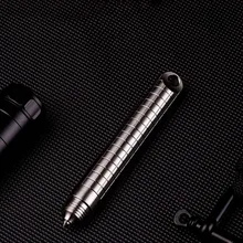 Для повседневного использования, Титан сплав Самозащита, выживание безопасность тактическая ручка с письменной форме мульти-функциональный Вольфрам Сталь головка для повседневного использования