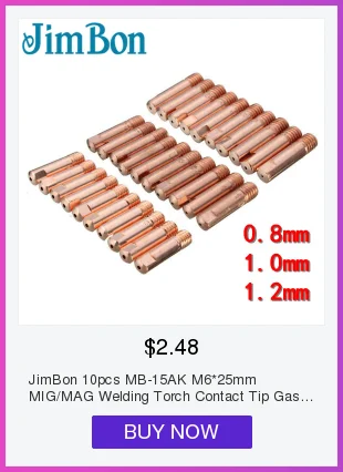 JimBon 60 шт./компл. Керамика+ Металлический Воздушный плазменный резак расходные материалы усовершенствованный наконечник электрод сопла для PT31 LG40 фонарь CUT-50D
