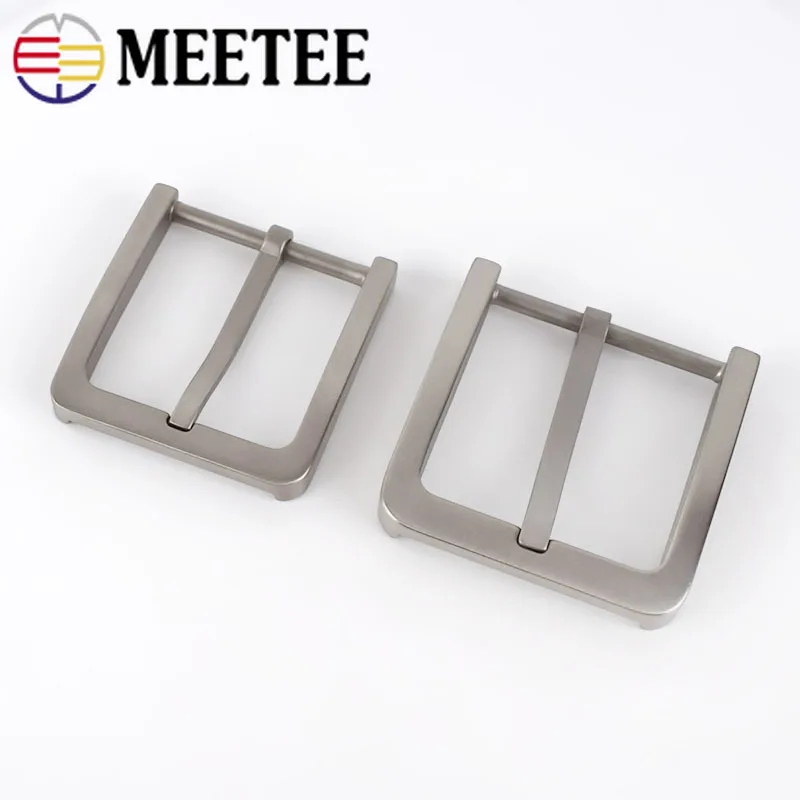 1Pcs 35/38/40mm Metal Solid Pure Titanium Pin Belt Buckle Anti-allergy Men Band Clasp Jeans Head DIY Hardware Accessories | Дом и сад