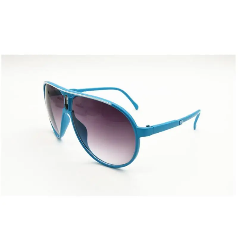 Новые модные мужские и женские солнцезащитные очки унисекс ретро уличные спортивные ультралегкие очки UV400 - Цвет линз: Cyan