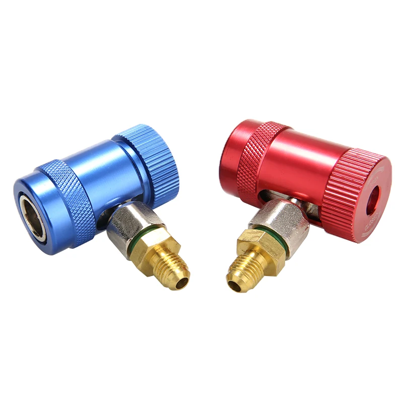 2 шт. Авто AC High/Low Side R1234yf быстроразъемные адаптеры конверсионный комплект с ручными муфтами Аксессуары Инструмент