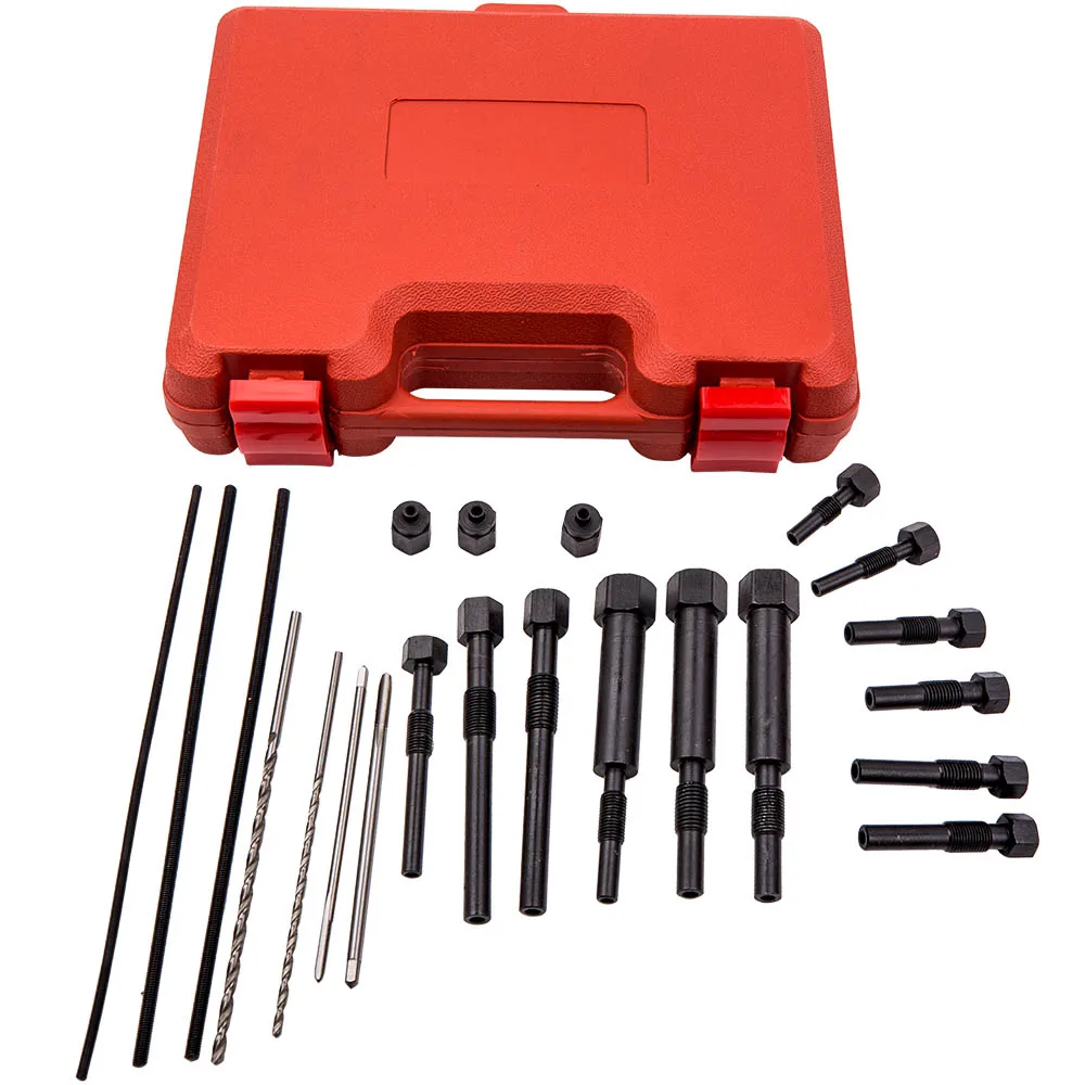 22pcs Glow Plug Electrodes Extracting Removal Tool Set M8 M10 Threads