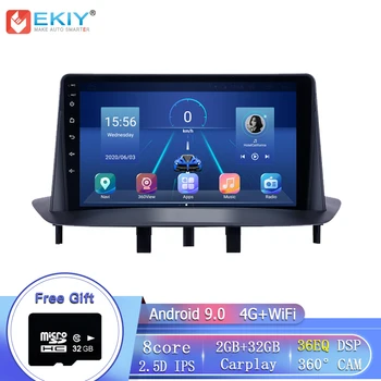 

EKIY 8Core 4G LTE 9" IPS DSP Android 9.0 For Renault Megane 3 2008-14 Car Radio Multimedia Player GPS Navigation Stereo No 2 Din