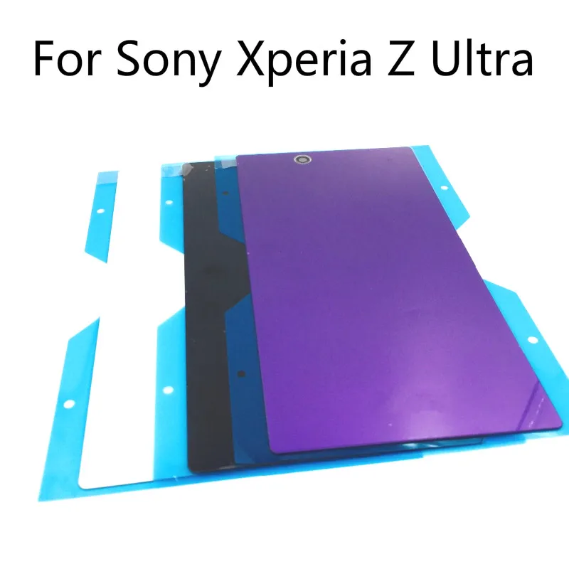 Крышка батарейного отсека для sony Xperia Z Ultra C6806 C6833 XL39H XL39 задняя крышка чехол Дверь мобильный телефон Корпус Запасные части