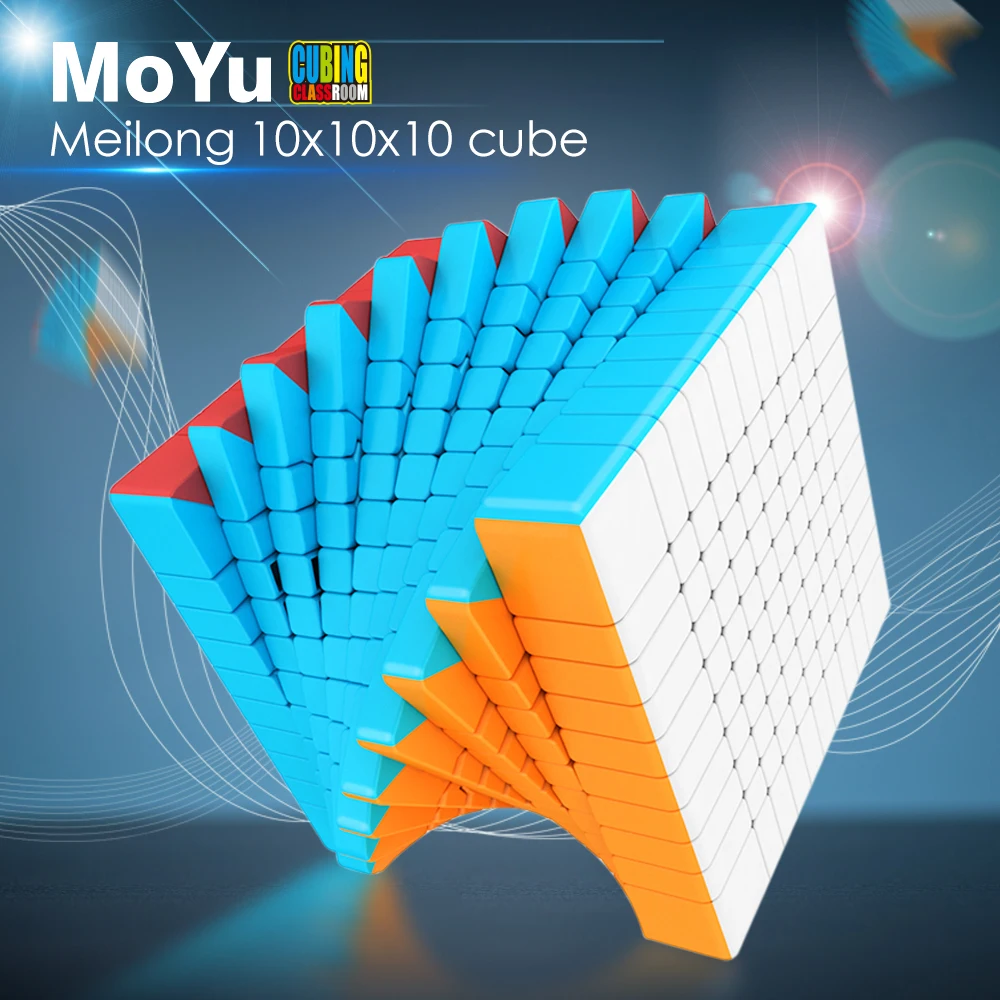 MoYu Cubing класс Meilong 10x10x10 магический скоростной куб без наклеек головоломка куб Развивающие игрушки для детей Cubo Magico 10x10