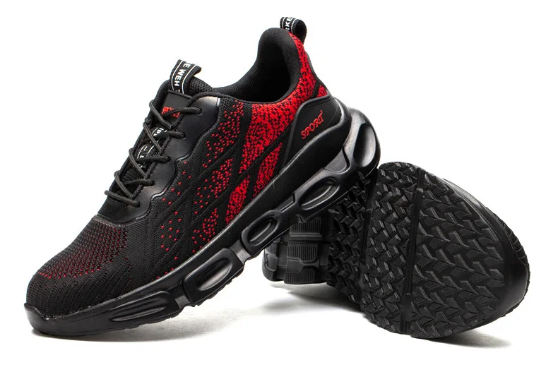 Safety Shoes Anti-smashing Safety Men's Work Shoes Summer Breathable Deodorant Non-slip Mens Safety Shoes Work Shoes