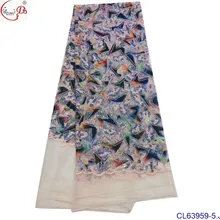 Красочные резки блёстки мода вышивка кружевной ткани оптом CL63959