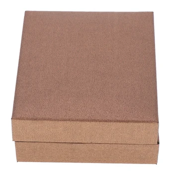 

Novel Box Cardboard Jewelry Box, Ring Necklace Pendant Bracelet Gift Boxes with Flannel Lining in Golden Colors