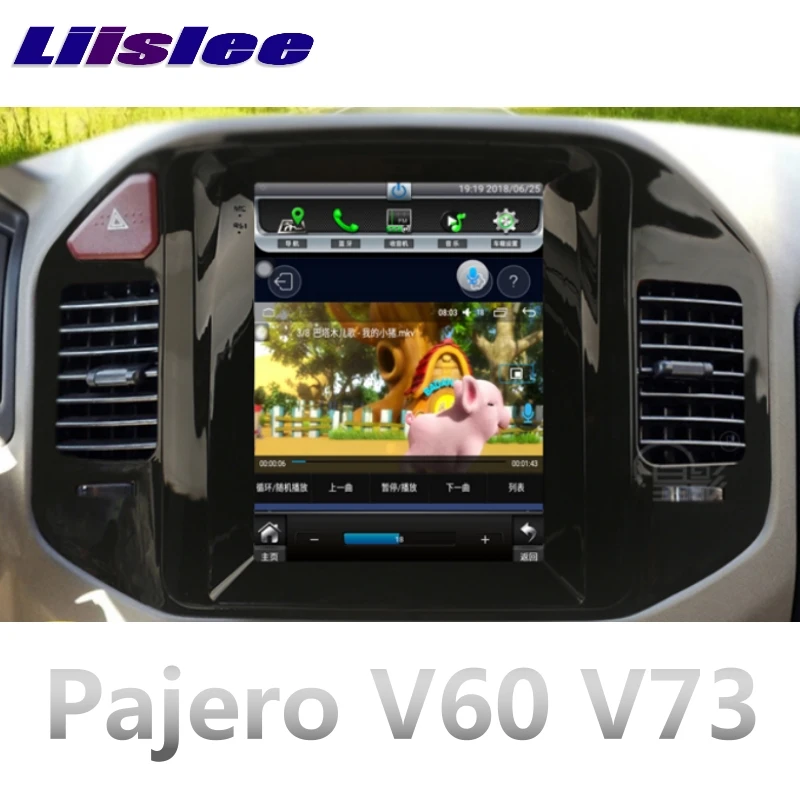 Liandlee автомобильный мультимедийный плеер CarPlay для Mitsubishi Pajero V60 V73 1999~ 2006 Радио экран NAVI gps навигация