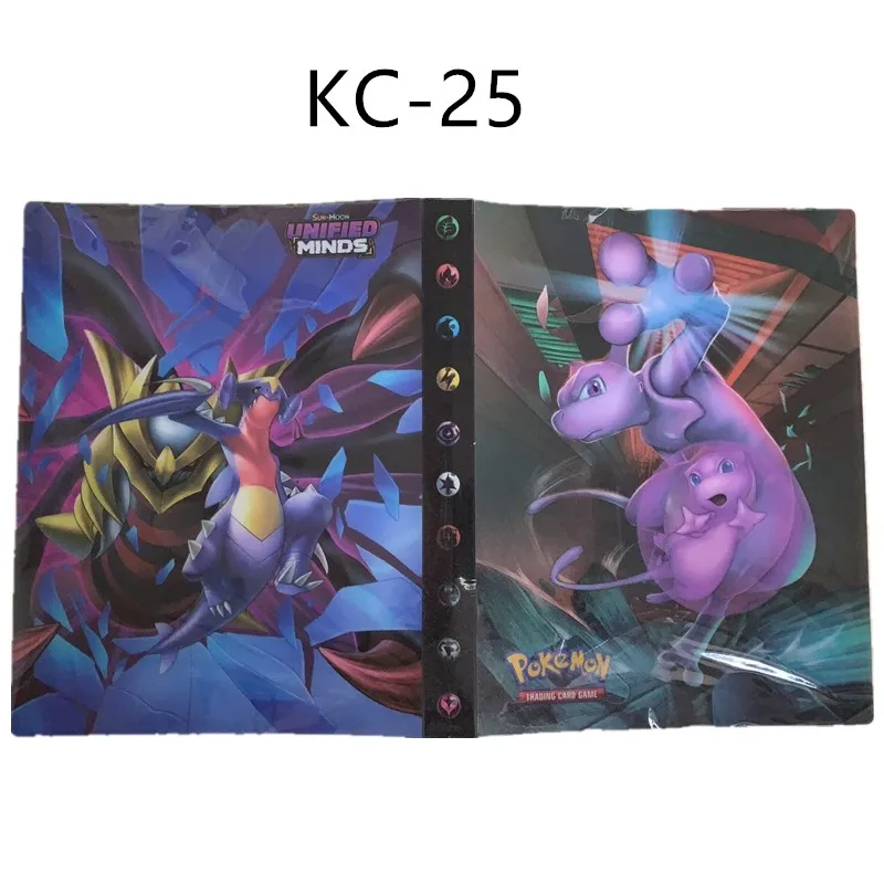 KC-025 24 стиля Pokemon Cards альбом книга мультфильм аниме Карманный Монстр Пикачу 240 шт держатель альбомная игрушка для детей подарок - Цвет: KC-025