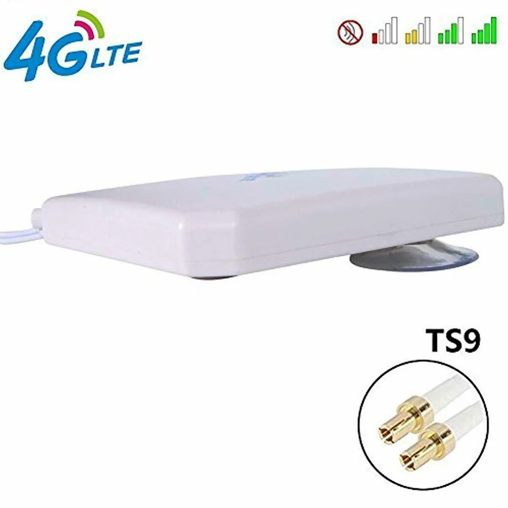 Двойной Mimo разъем усилителя сигнала кабель внешняя комнатная антенна lte Wi-Fi маршрутизатор горы 35DBI 4G отдаленные зоны большой диапазон - Цвет: TS9