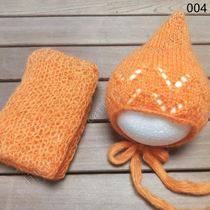 Мохеровое одеяло+ шляпа, реквизит для фотосъемки новорожденных, одежда для фотосъемки