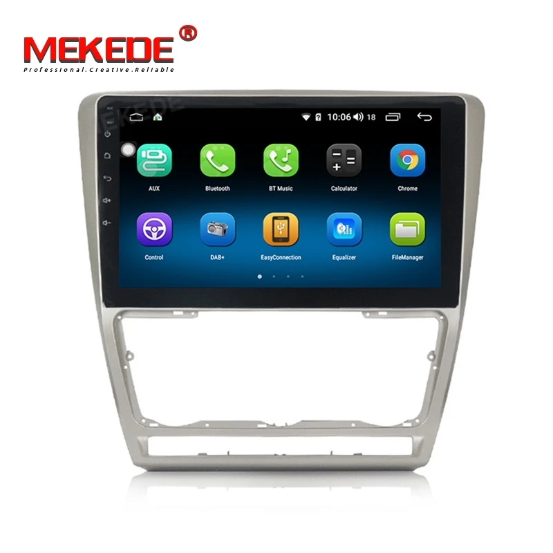 MEKEDE 4G LTE 9853 Android 9,0 автомобильный dvd мультимедийный плеер gps для Skoda Octavia 2008-2013 A 5 A5 Yeti Fabia аудио BT wifi