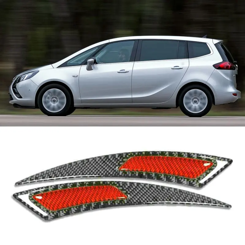 

Carbon Fiber Wheel Eyebrow Sticker For Opel zafira a b tourer c p12 corsa c d e meriva b movano karl Combo