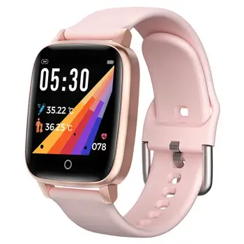 

T1 Smart Watch Men Women SmartWatch Heart Rate Monitor Body Temperature Measurement Ip67 Smart Bracelet For Android IOS Phone