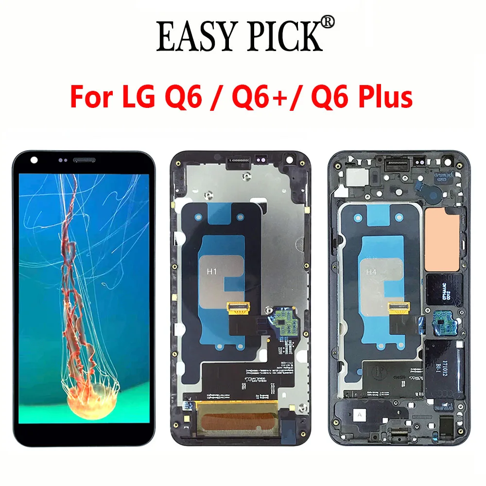 Для LG Q6/Q6+ Dual/Q6 Плюс/M700A M700N US700 M703 M700H M700Y US700 M700TV ЖК-дисплей Дисплей кодирующий преобразователь сенсорного экрана в сборе