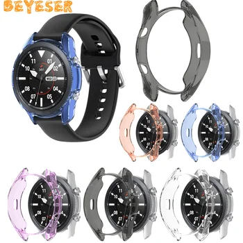 

Protective Case for samsung galaxy watch active 3 Ultra-thin Soft silicone HD Full Screen Protection cover 41mm/45mm ring case