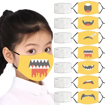 

Boy And Girl mascherine Reusable Face Mask Face Shield Breathable Mouth Mask Washable Cloth Face Shield Windproof mondmasker
