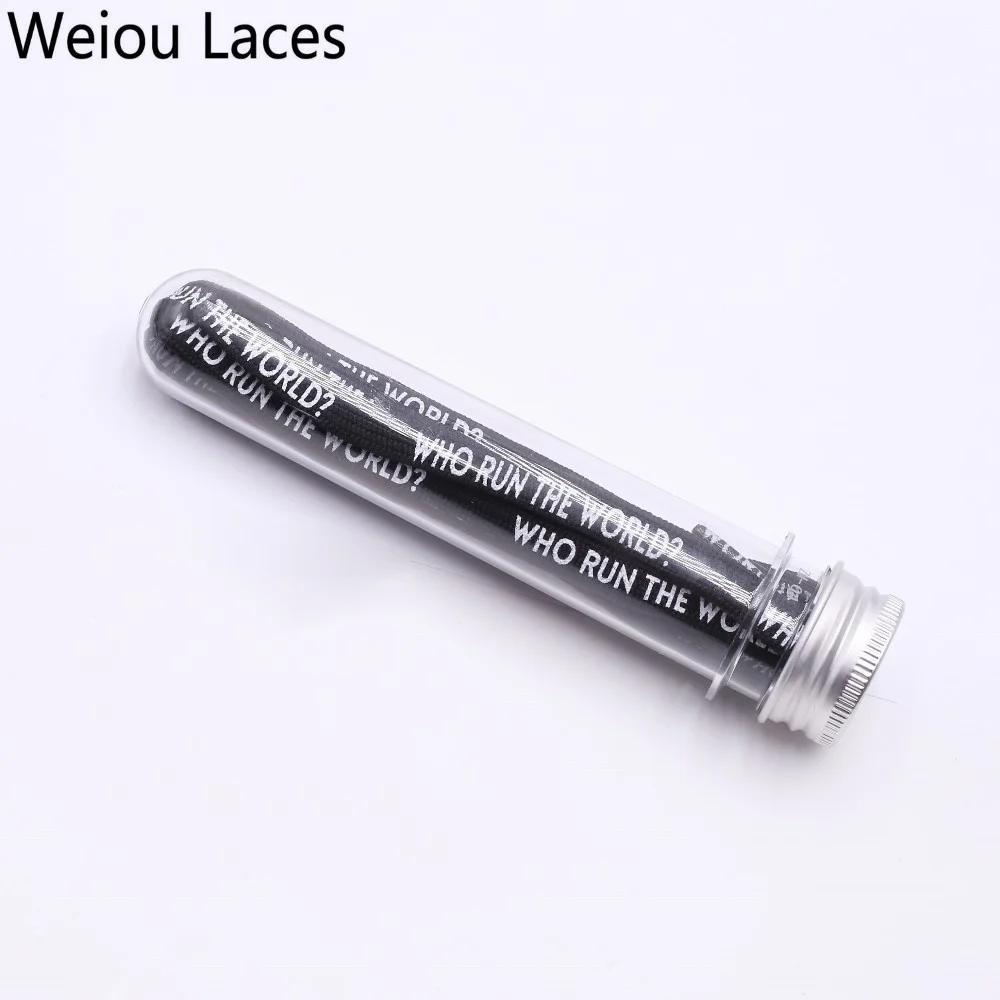 Weiou Flache Gedruckt DIE LAUFEN DIE WELT Schnürsenkel Schwarz Weiß doppelseitige Druck Extra Lange Minimalem Sport Sneaker Kordelzug – Detail 23