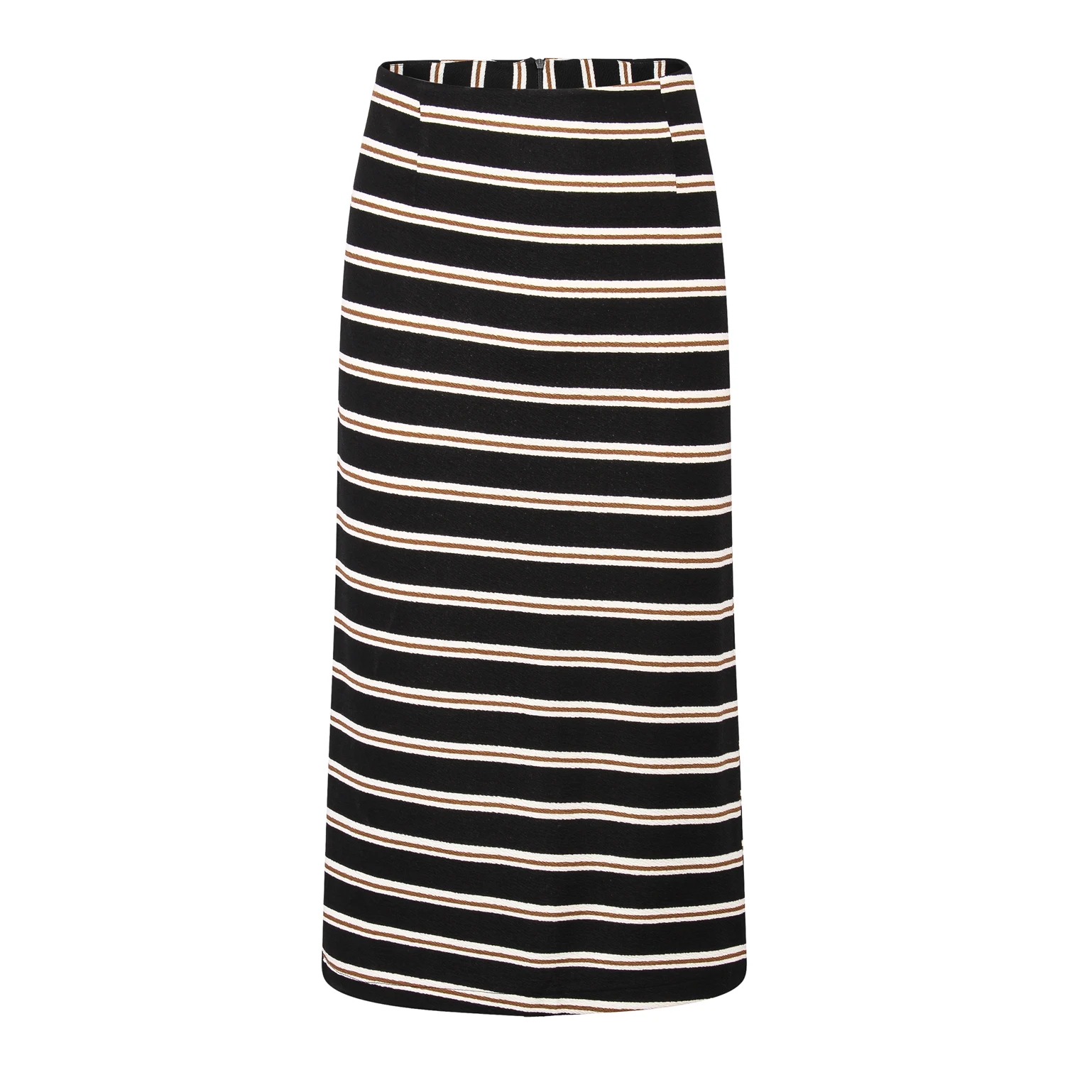 Striped female new high waist was thin bag hip A word long skirt | Женская одежда