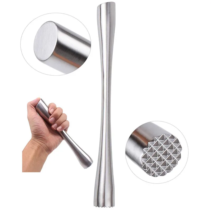 Cocktail Shaker Stirring Stick Bar Tools Stainless Steel Cup Swizzle Sticks Bartender Bars Supplies
