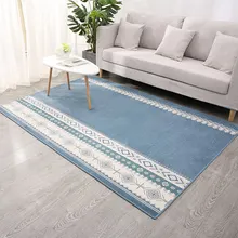 Японский стиль полосатый прямоугольный ковер спальня гостиная прикроватный Противоскользящий коврик