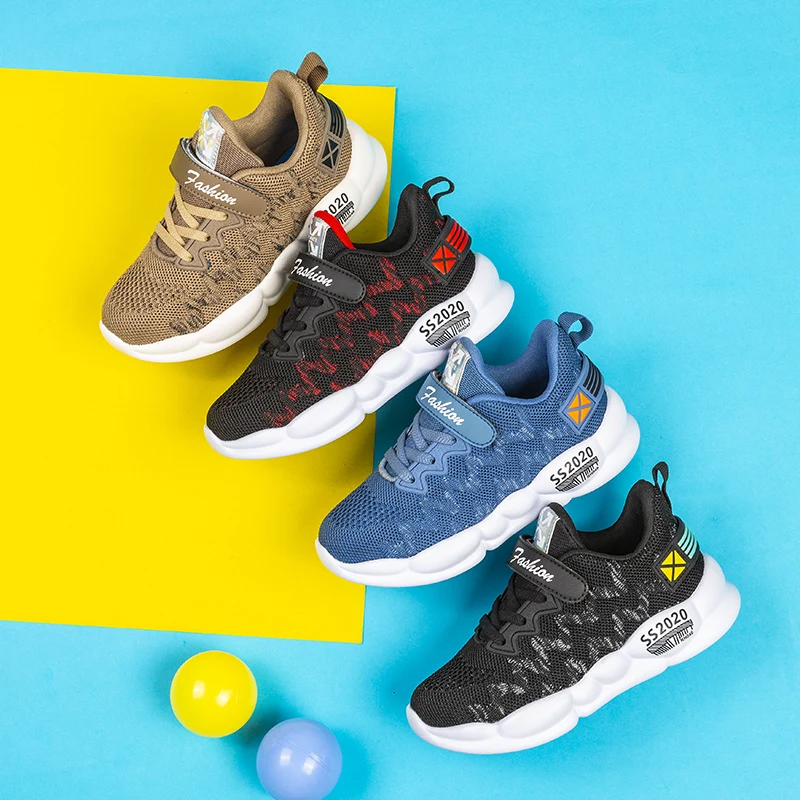 

Kids Sneakers Boys Air Mesh Sneakers Kids Running Sport Shoes For Girls Sneakers Children Breathable Student Casual Air Shoes