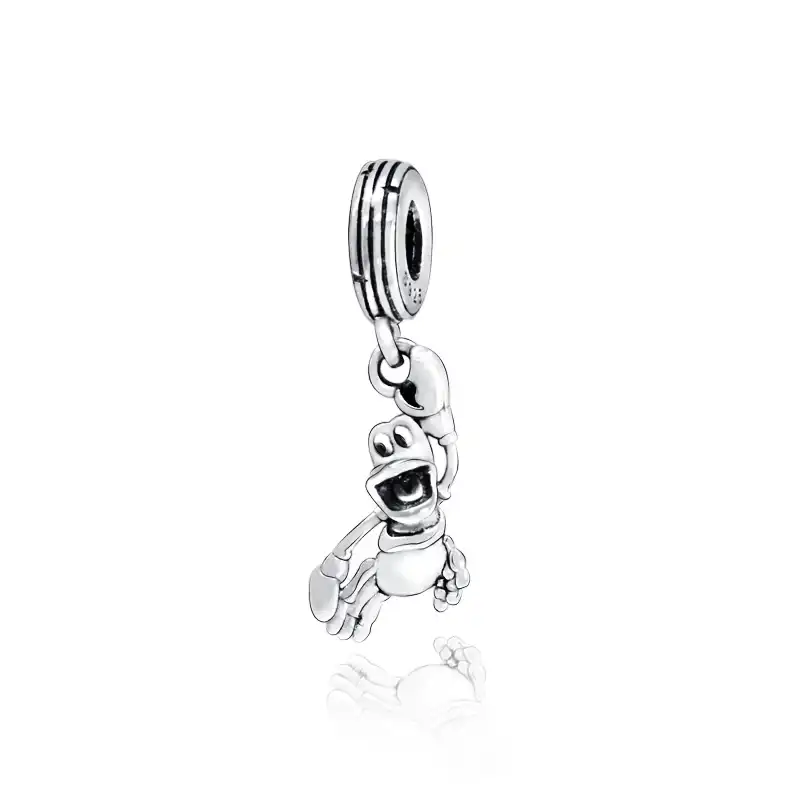 New Arrival 925 Sterling Silver Beads The Little Mermaid Sebastian