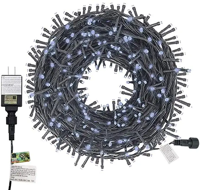 thumbnail image 1 of Guirnalda de luces LED de 100 m y 24 V, resistente al agua, para exteriores, fiestas, bodas, vacaciones, hogar, jardín, patio, decoración, 1 of 5