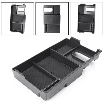 

Car Armrest Storage Box Tray Organizer Car Case For Toyota Tundra 2014 2015 2016 2017 2018 ABS Plastic Auto Accessories
