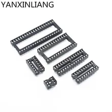 10 шт. IC розетки DIP6 DIP8 DIP14 DIP16 DIP18 DIP20 DIP28 DIP40 штыревый разъем DIP разъем на возраст 6, 8, 14, 16, 18, 20, 24, 28 40 pin-код