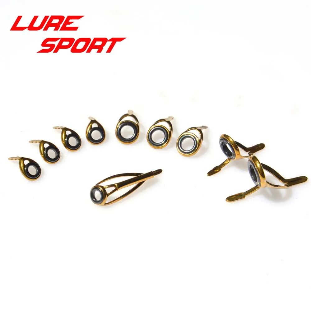 LureSport KT KW направляющая MN Топ 10 шт. набор направляющих Золотая стальная рама sic