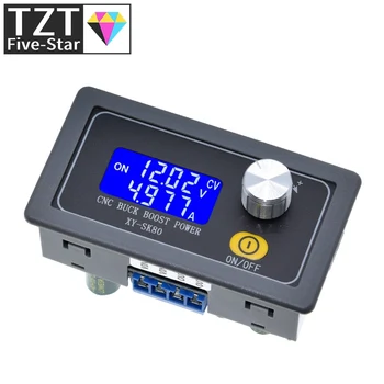 

SK80 DC DC Buck Boost Converter CC CV 0.6-36V 5A Power Module Adjustable Regulated laboratory power supply variable 5V 12V 24V