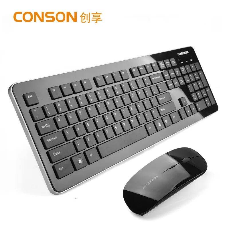 

Banruo Cs-6500 Moon Juelian Wireless Set Mirror Chocolate Ultra-Thin 2.4G Wireless Keyboard And Mouse