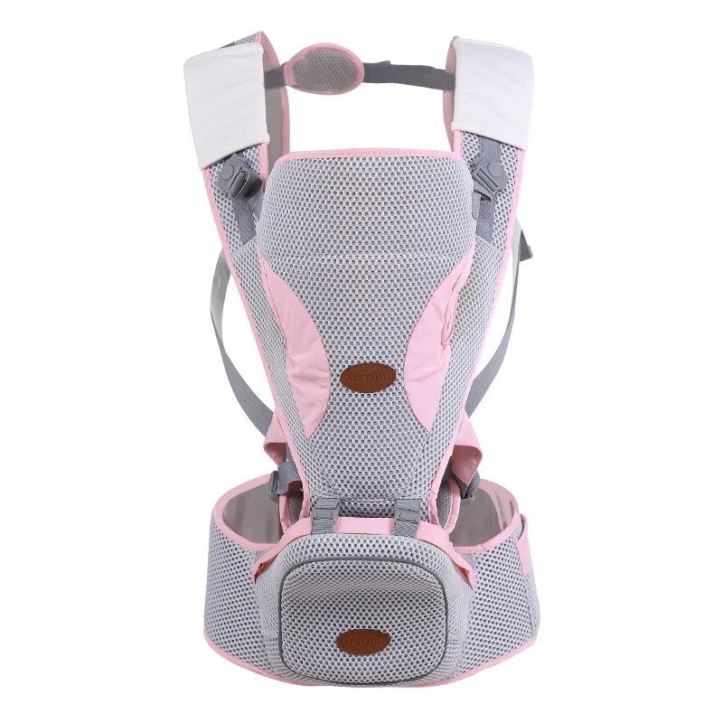 Upgraded pink TUKATO переноска для младенцев, дышащая переноска для младенцев, удобная переноска кенгуру для детей 0-30 месяцев - Цвет: Upgraded pink