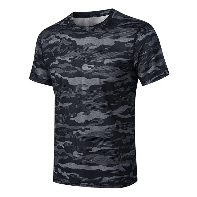Breathable Camouflage Running T-shirt 