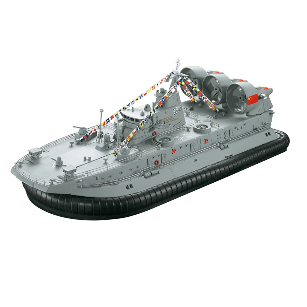 

HG-C201 1:110 RC Boat Brushless Warship Radio Control Boat 2.4Ghz Ship Model Landing and water Air Cushion Landing Craft