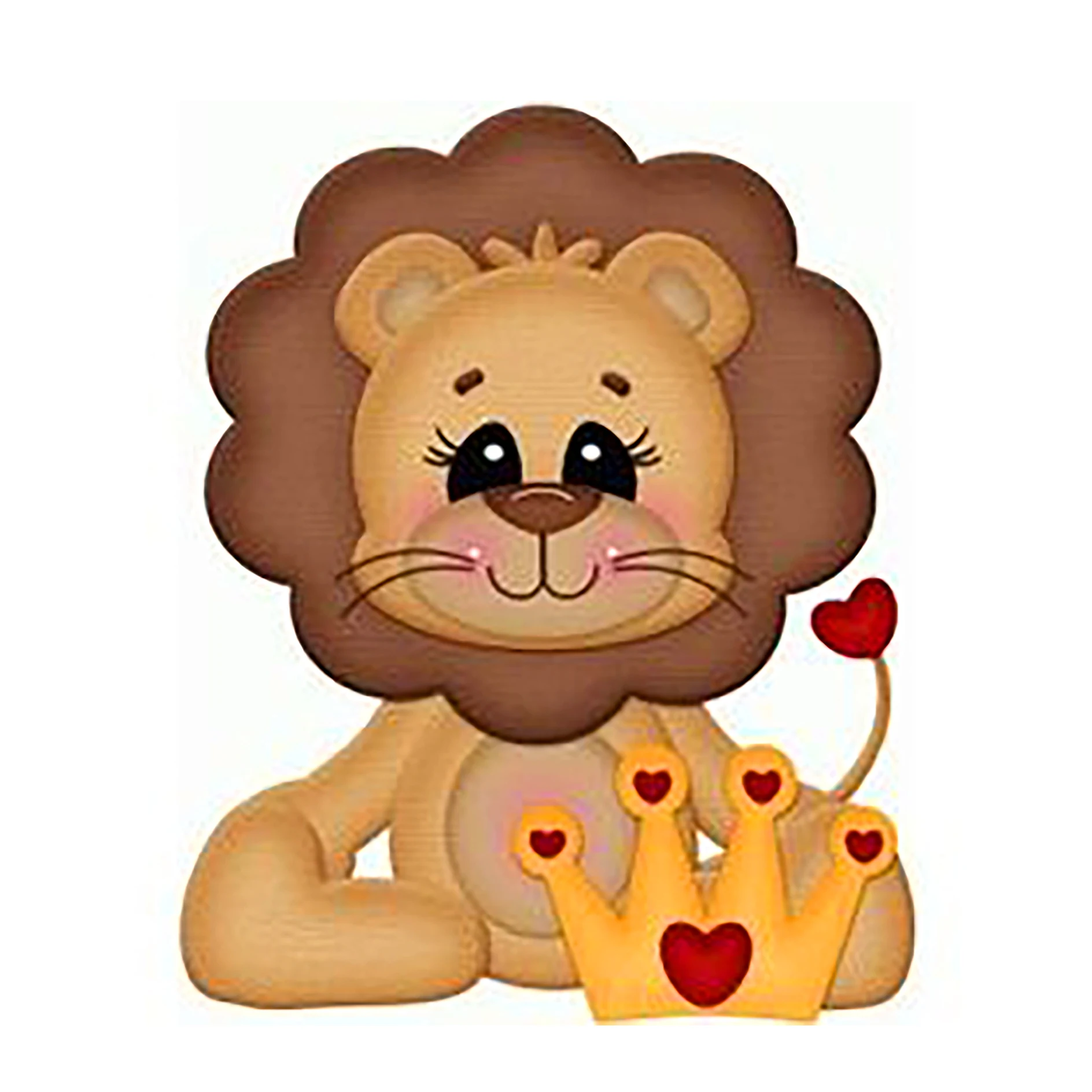 Металлический трафарет в виде короны короля Льва мальчика на день рождения для