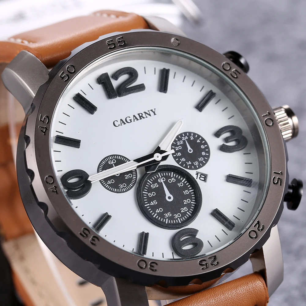 Cagarny-homens Quartz Relógio de Pulso Militar Relógios Esportivos Relógio do Exército Relógio Marca Drop Shipping Novo - Image 5