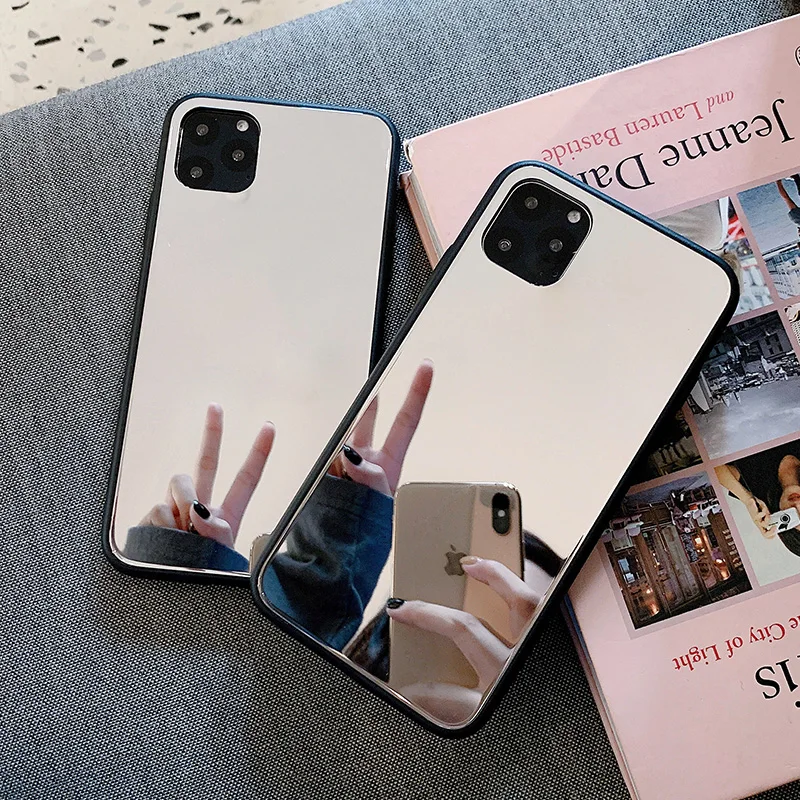 Fashion TPU makeup mirror Case For Huawei P20 Lite P30 Pro Honor 20 9X 8A 7A Mate Y5 Y7 2018 Y9 2019 Glossy protection Cover | Мобильные