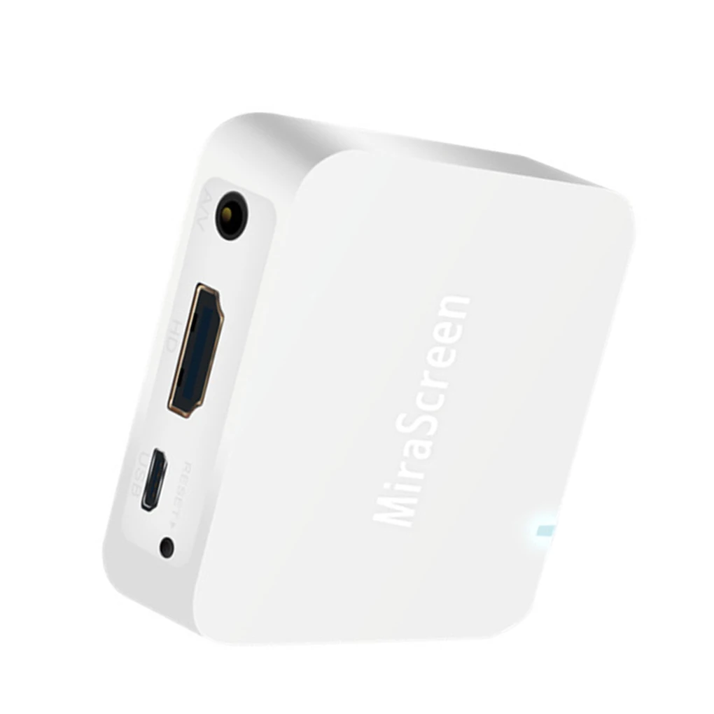 Автомобильный wi-fi-дисплей Коробка двойной порт AV HD Навигация Аудио Видео беспроводной экран зеркального ключа